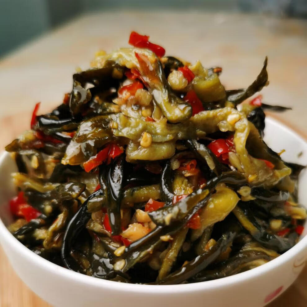 益百姓湖南香辣脆黄瓜皮凉拌酱菜农家即食腌下饭菜280