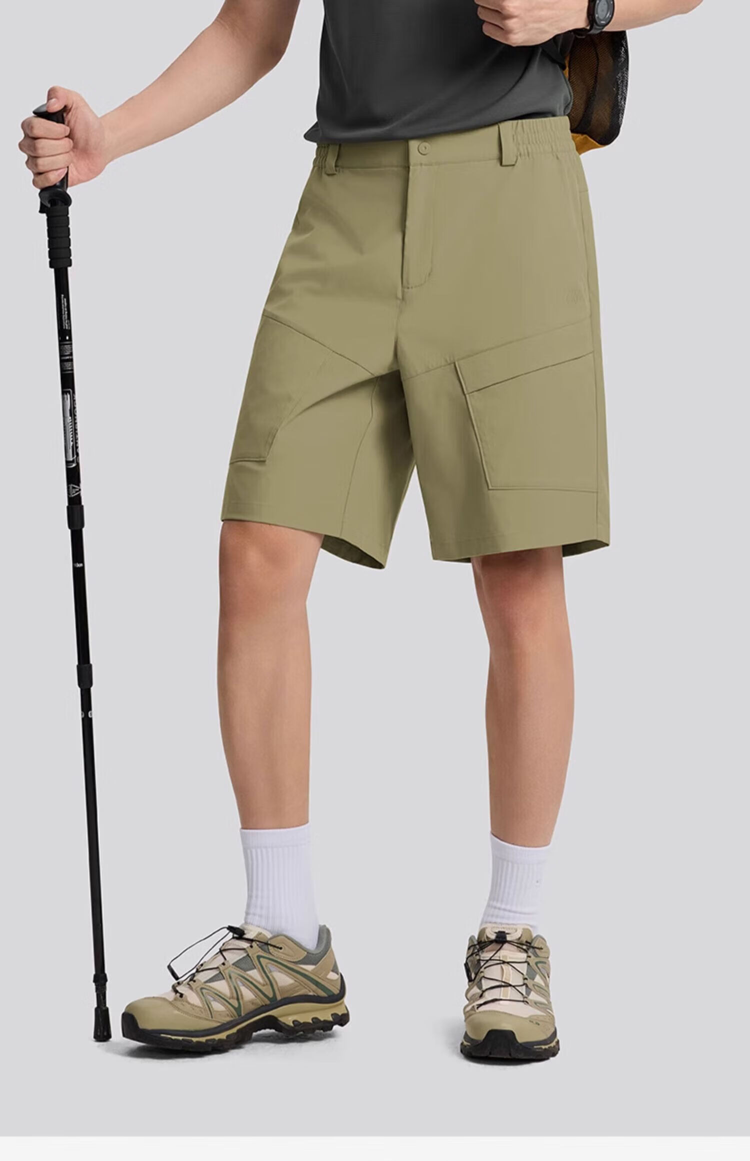 Tantuo Men's 5-Inch Sports Shorts Loose Casual Mid-Length Pants 40