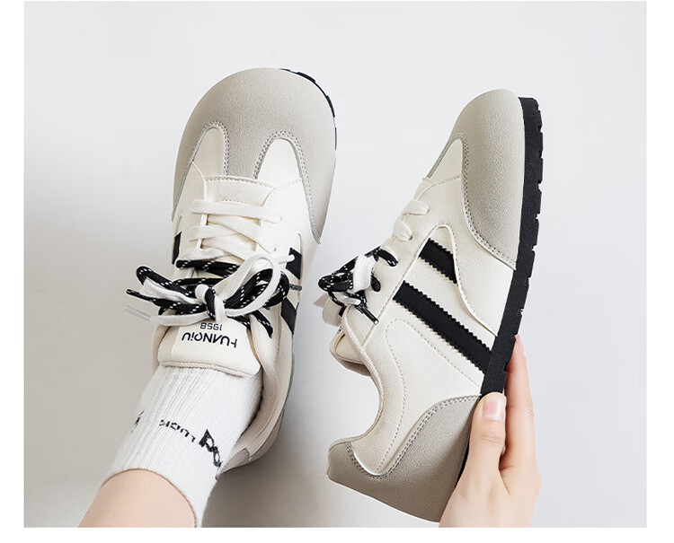 HUANQIU Ultra-Light Breathable Dopamine Training Shoes Women 2025 New Soft Sole Versatile Puff Mango Toe Agan Sneakers 4