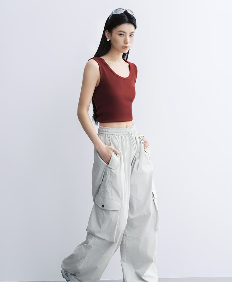 MEIYANG Kongjing Casual Pants, Air-Change UPF100+ Cargo Pants [Small 70 in Stock], Blue-Purple Extended Version, XL 21