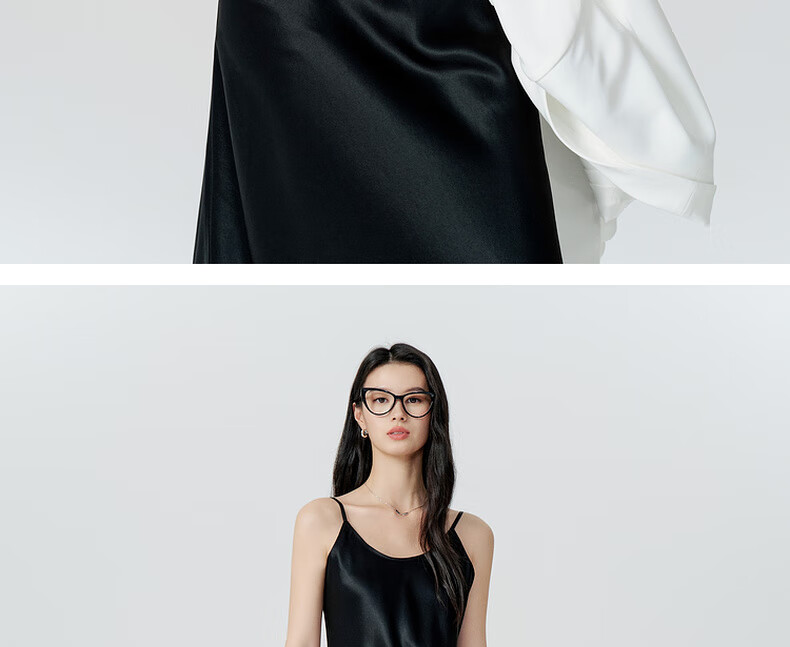 MEIYANG Waltz Dress, Elegant Beauty Acetate Spaghetti Strap Dress, Pearl Gray Extended Version, XL 27