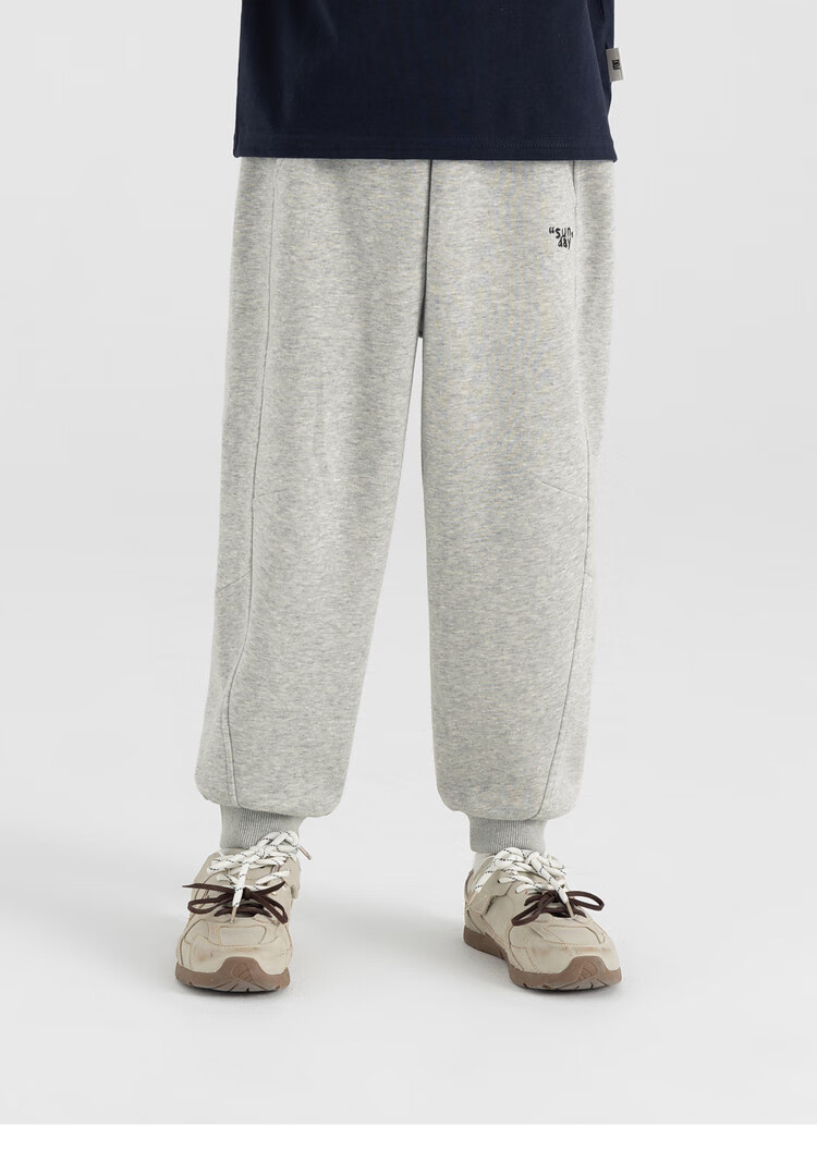Duoduojia [Comfortable Outer Layer, Soft Inner Layer] Boys' Sweatpants, Spring And Autumn 2026, Loose Casual Children's Knitted Trousers 15