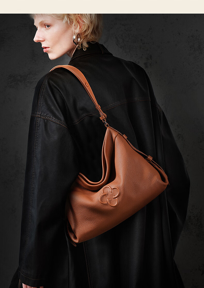 CASSILE Women's Handbag, Tote Bag, Genuine Deer Leather, Large Capacity, Luxury Shoulder Hobo Bag, 520 Gift 31