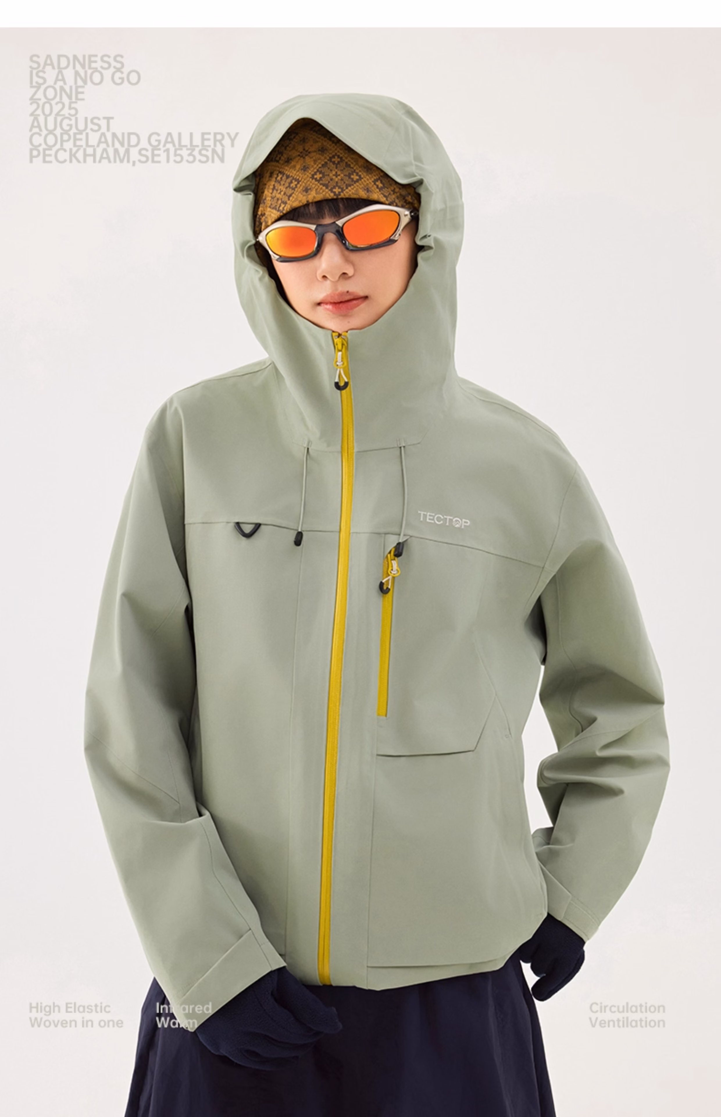 TECTOP Single-Layer Hard Shell Breathable Mountaineering Jacket for Men and Women 77