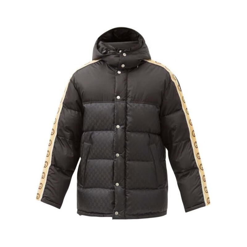 古驰gucci 秋冬大衣男士奢侈品绗缝贝壳羽绒服 图片色 it-48【图片