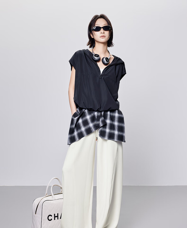 MEIYANG Streamlined Casual Pants, Summer Cool Pants with Sand-Washed Straight Leg, Purple Extended Version, XL 25