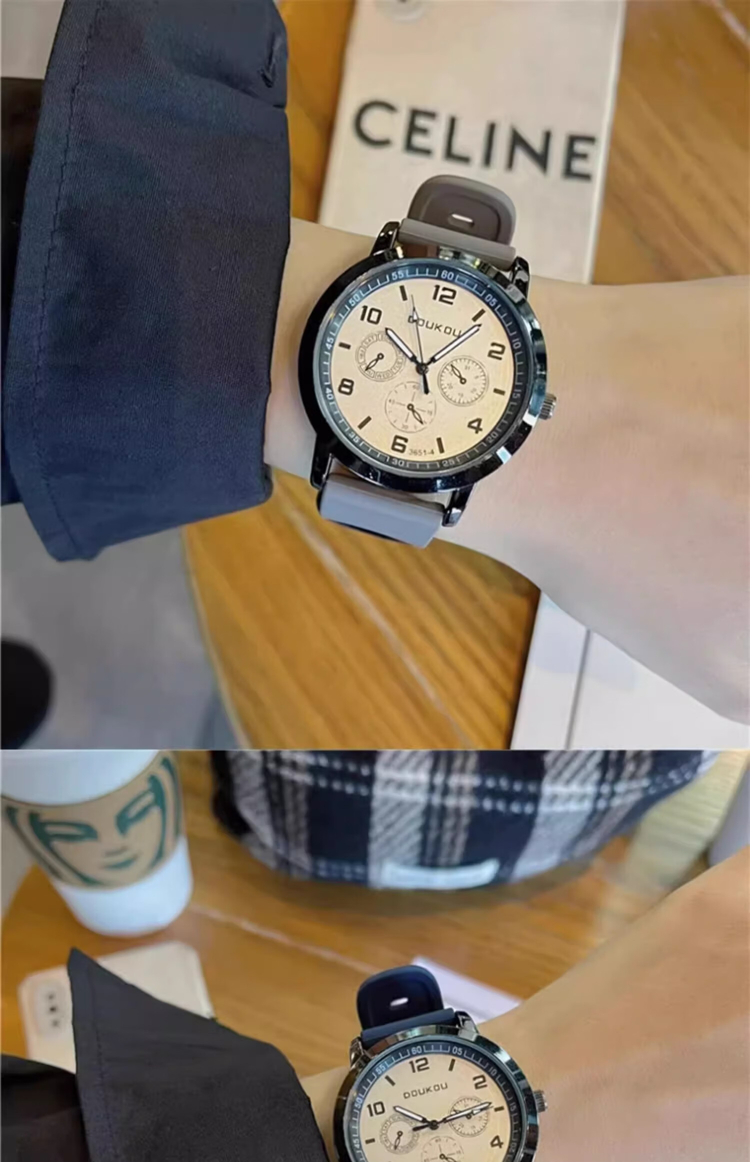 GEORGCOUNT American Retro Exam Watch for Women And Men, Teenagers, Middle And High School Students, Silent Waterproof Quartz Watch 2