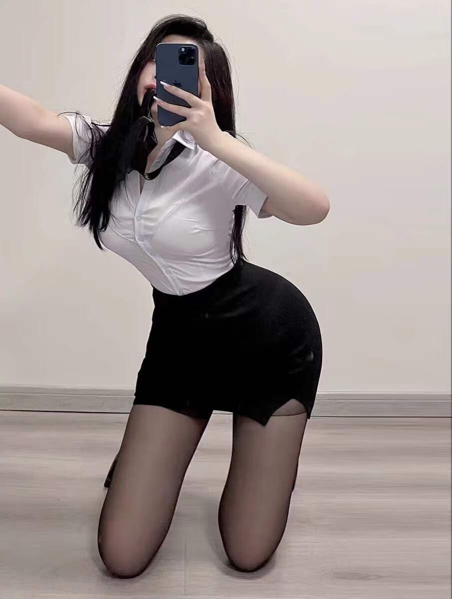 御姐2022纯欲风辣妹包臀性感ol制服秘书收腰衬衫修身美式短袖御姐jk