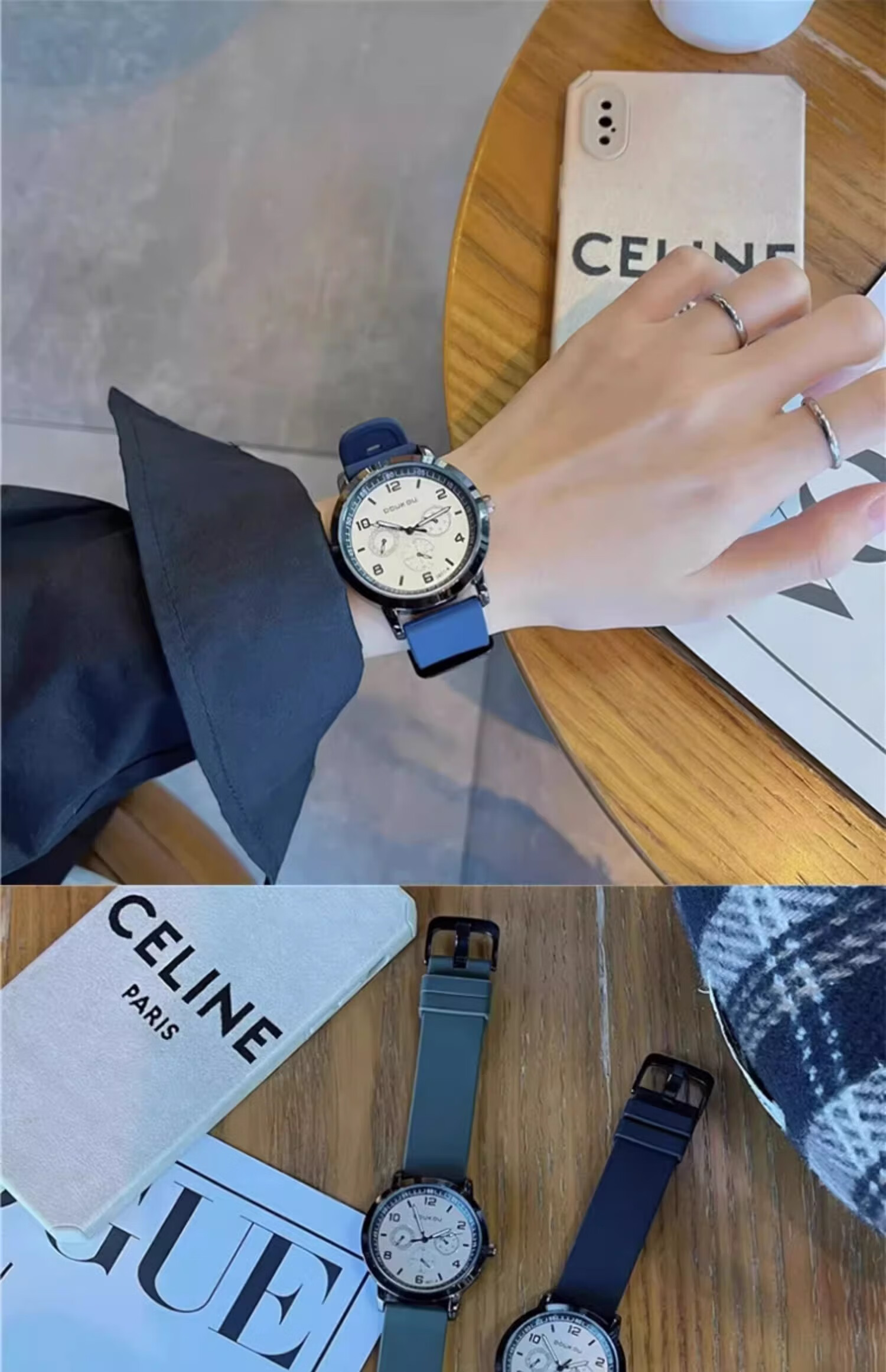 GEORGCOUNT American Retro Exam Watch for Women And Men, Teenagers, Middle And High School Students, Silent Waterproof Quartz Watch 20