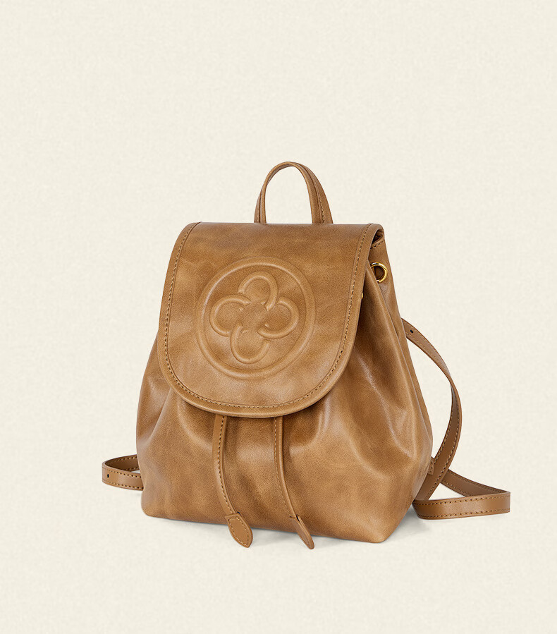 CASSILE Women's Handbag Backpack, Genuine Leather Commuter Tote Bag, 520 Gift 16