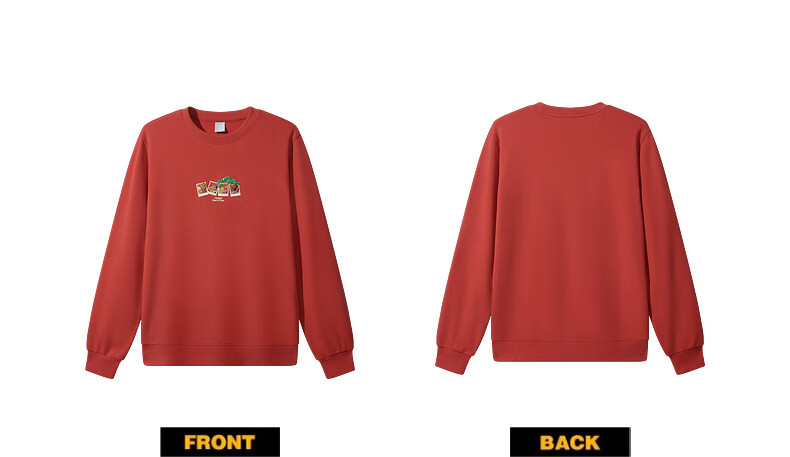 CABBEEN [340G Pure Cotton Sweatshirt] Men's Metal Thread Embroidery Sweatshirt, Comfortable Soft Warm Autumn Long-Sleeve Sweatshirt 17