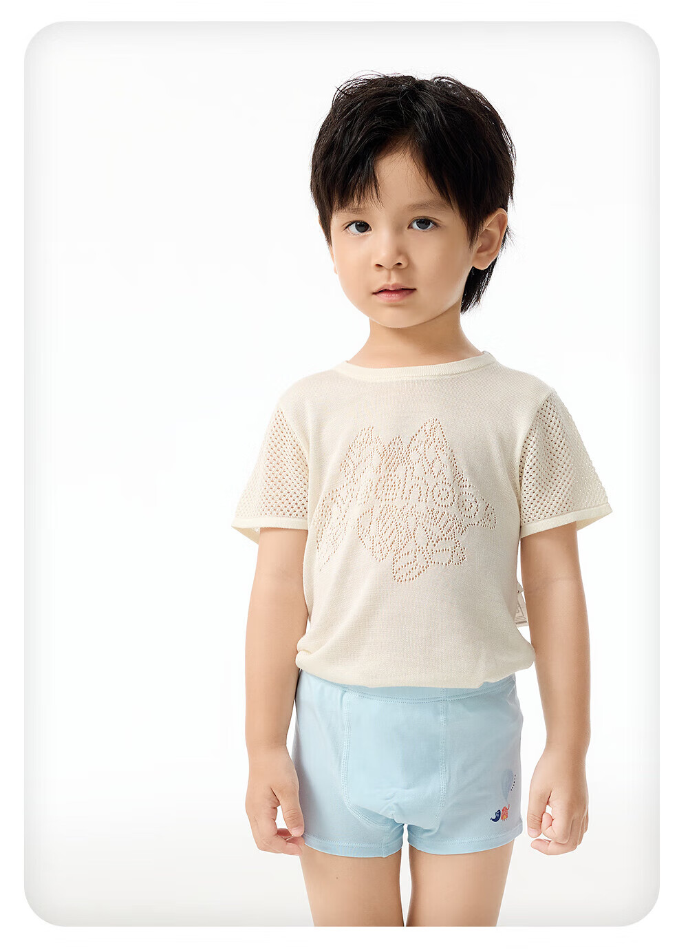 YEEHOO Kids Underwear Four Seasons Boys Boxer Briefs Soft Antibacterial Mid-Large Kids Girls Underwear Model 7A 4