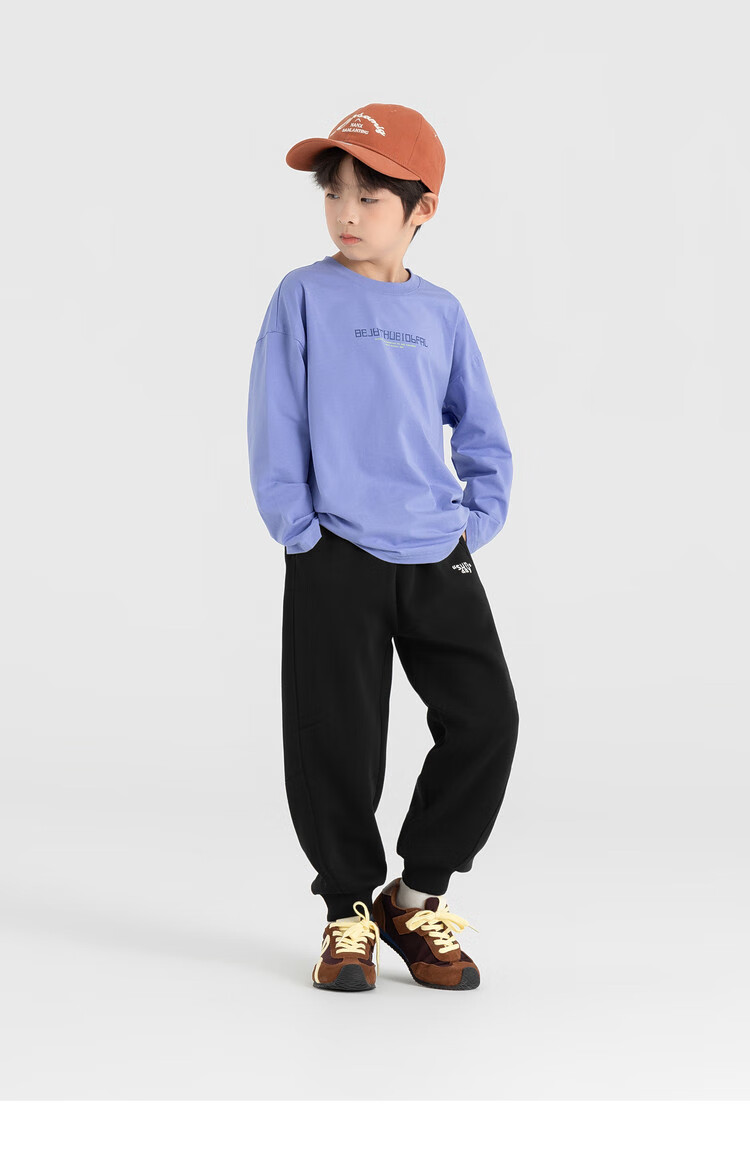 Duoduojia [Comfortable Outer Layer, Soft Inner Layer] Boys' Sweatpants, Spring And Autumn 2026, Loose Casual Children's Knitted Trousers 14