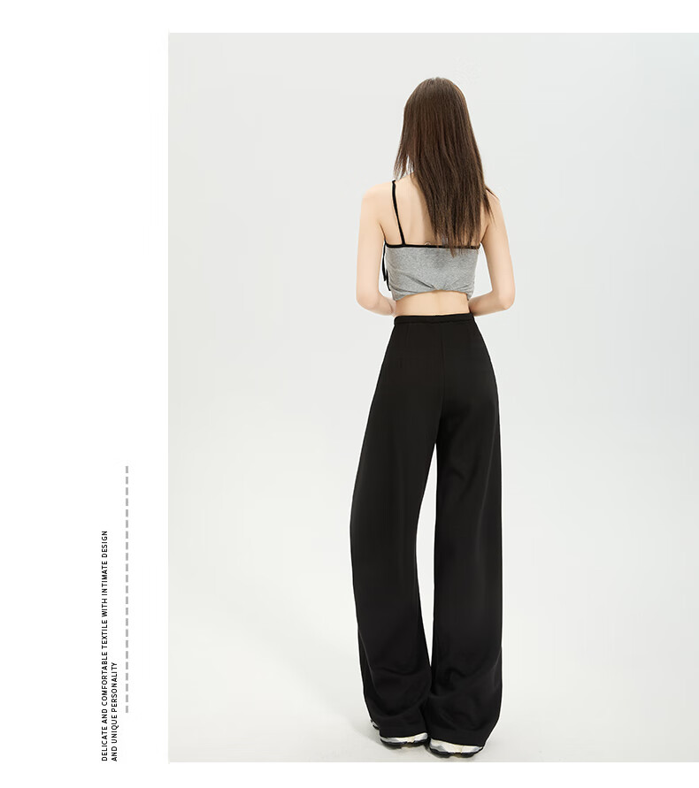 Romon [Soft and Smooth] Women's Casual Summer Pants Lazy Cool Slim Flared Long Trousers Light Gray XL 25