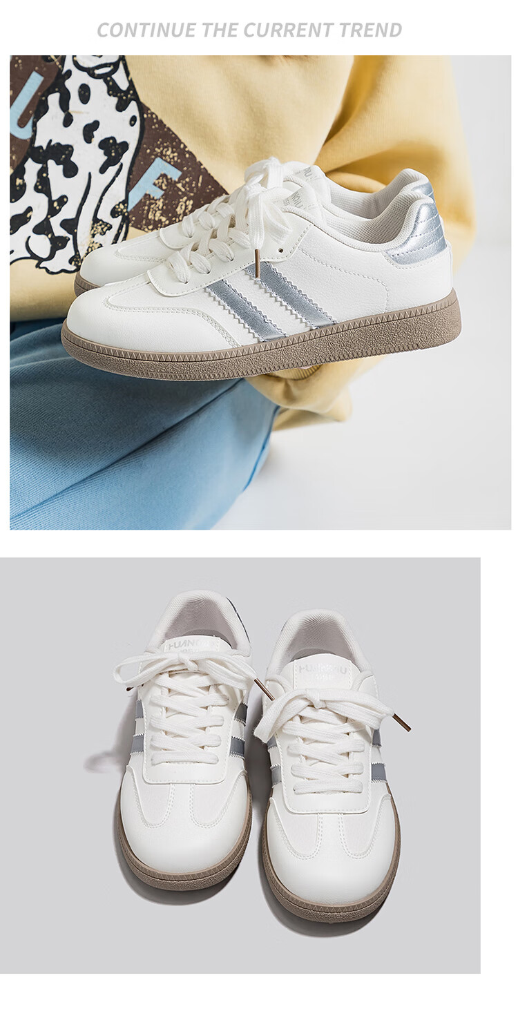 Global Soft Sole Lightweight Dopamine Colorway Women's White Sneakers 2025 Spring Summer Versatile Fashion Comfortable Breathable Skate Shoes 5