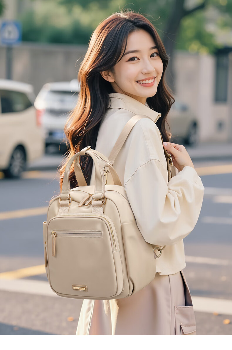 GOLF Women's Backpack, Fashionable Shoulder Crossbody Bag, Large Capacity Handbag, Water-Resistant Travel Backpack for Wome 2