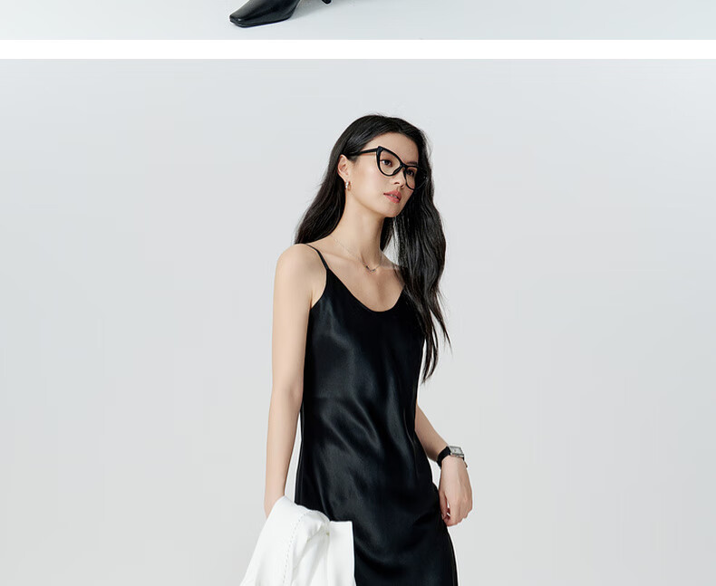 MEIYANG Waltz Dress, Elegant Beauty Acetate Spaghetti Strap Dress, Pearl Gray Extended Version, XL 29