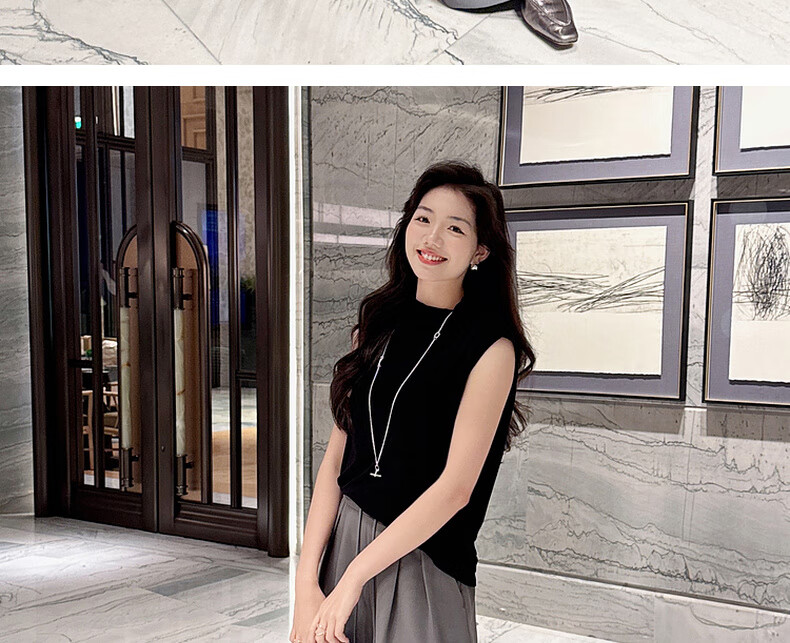 MEIYANG Misty Rose Casual Pants, UPF50+ Toray Sun Protection Wide-Leg Pants, Gray (Regular Version), XL 23