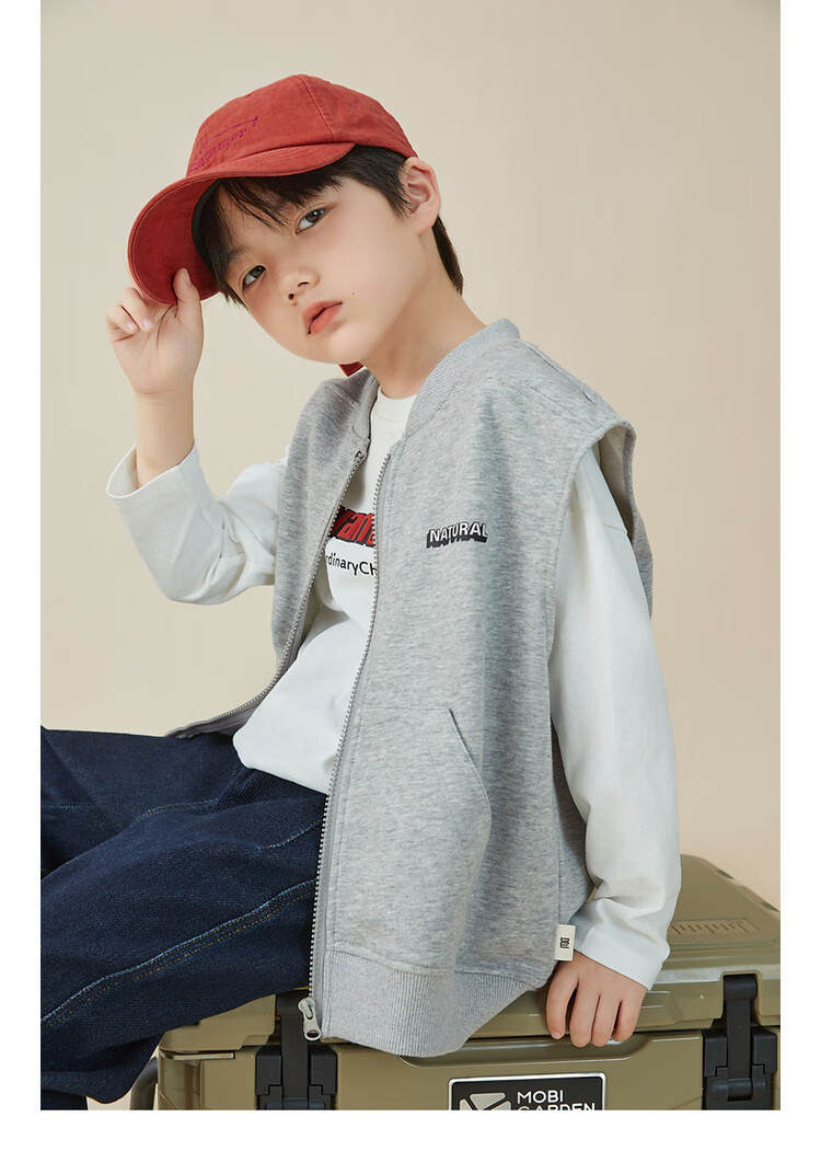 Duoduojia Baseball Vest, Children's Spring And Autumn Style 2026, Boys' Casual Sports Vest, Sleeveless Jacket for Older Childre 20