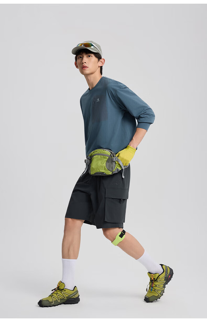 Tantuo Men's Workwear Breathable Quick-Dry Casual Running Shorts 38