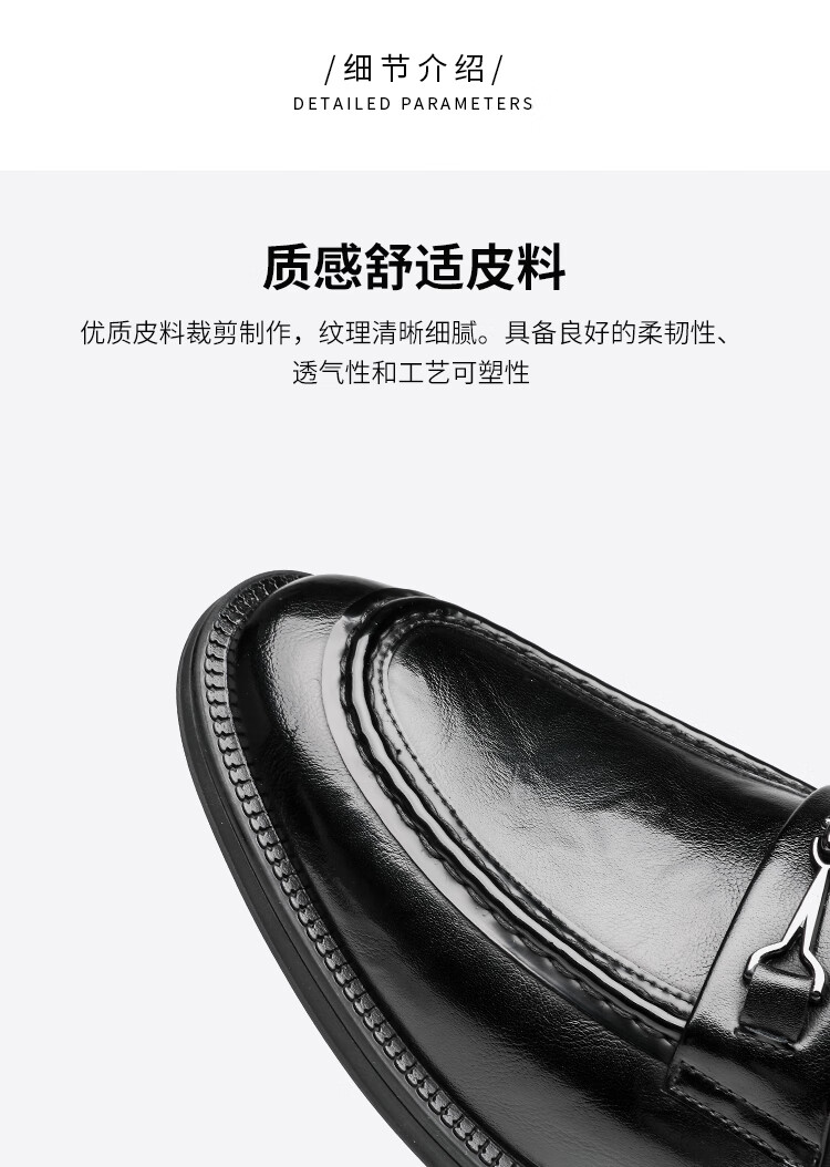 CARTELO First Layer Cowhide Business Leather Shoes Men 2025 New Casual Suit Shoes Men's Loafers K052 Black Size 43 2