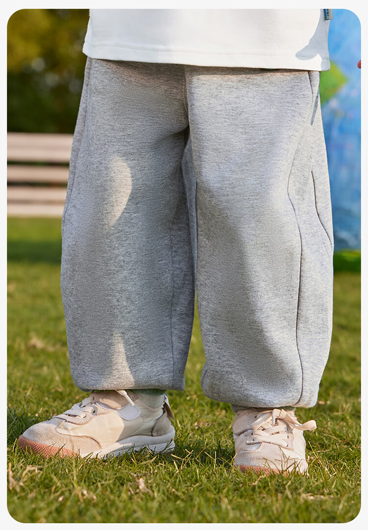 Ciciibear [7A Antibacterial] ciciibear Boys' Sweatpants Spring Autumn Baby Pants Children's Long Pants 2025 New Sports Pants for Girls 12