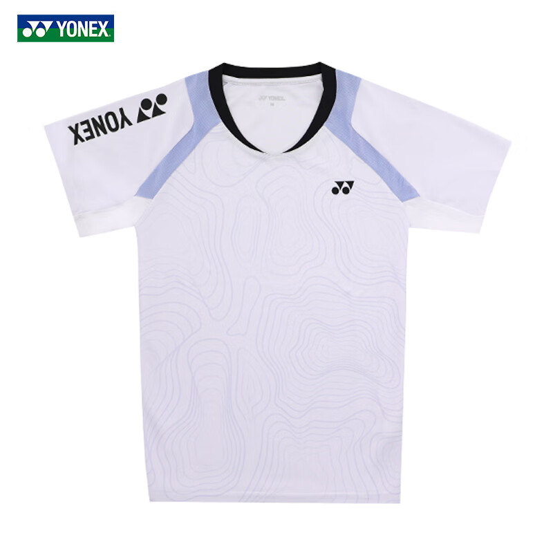 YONEX Badminton Short Sleeve Quick-Dry Sports Jersey Men's 110244BCR White 2XL 2