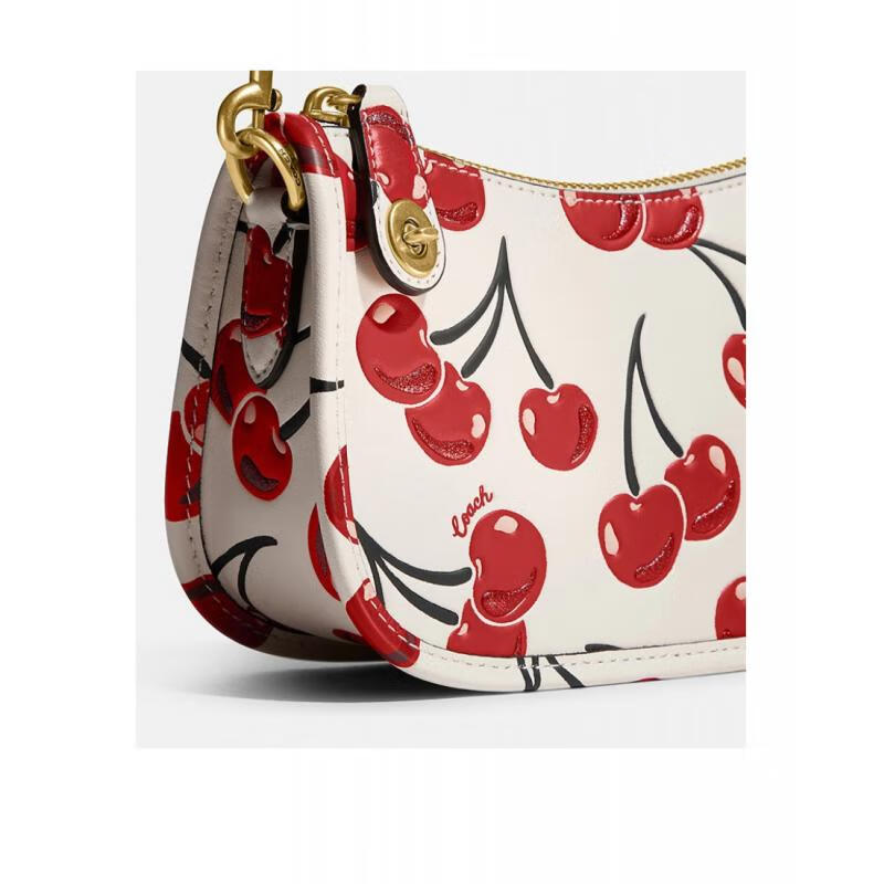 蔻驰coach 斜挎包女士奢侈品swinger 20樱桃印花工艺单肩包 b4ha uni