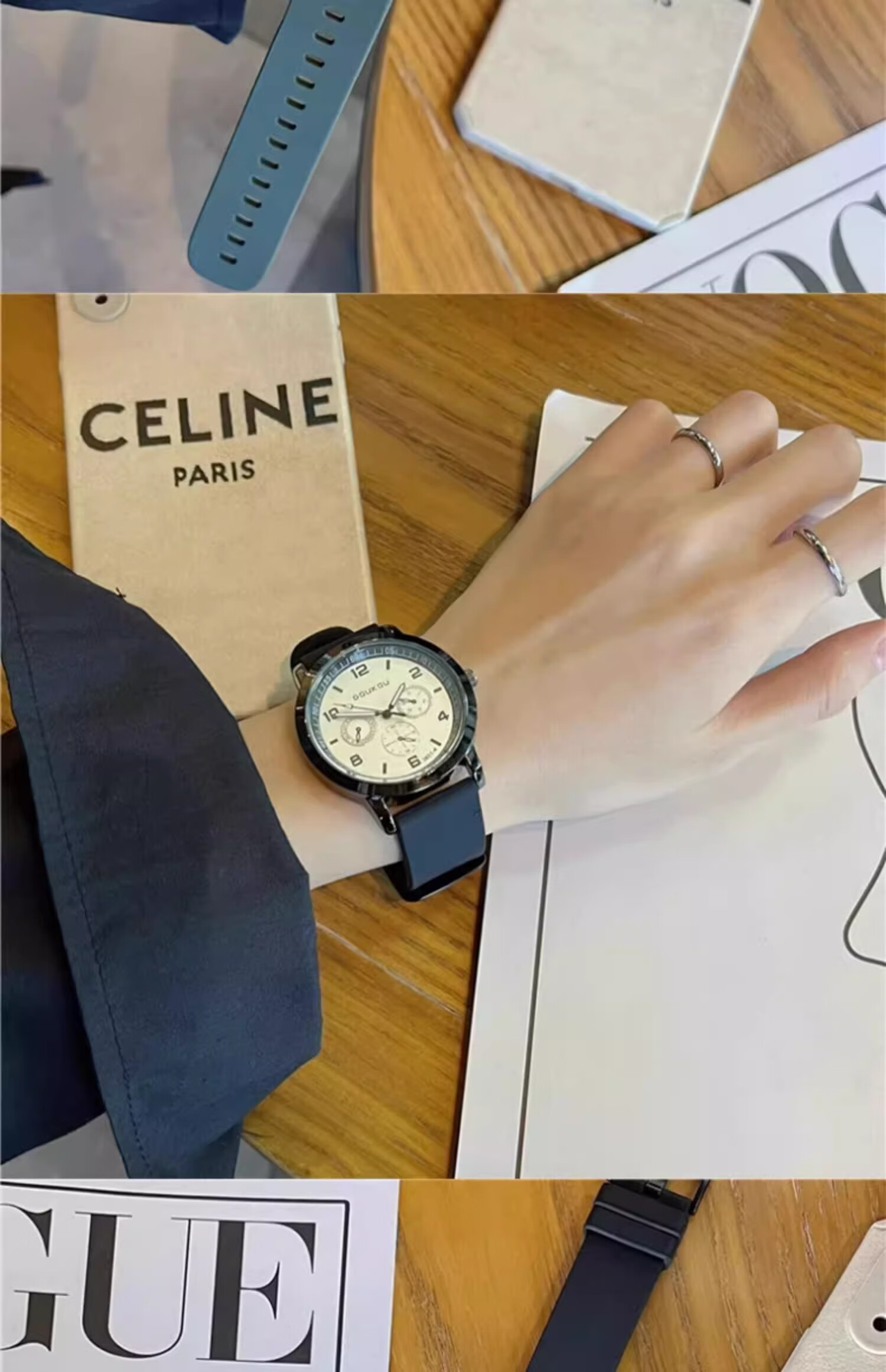 GEORGCOUNT American Retro Exam Watch for Women And Men, Teenagers, Middle And High School Students, Silent Waterproof Quartz Watch 28