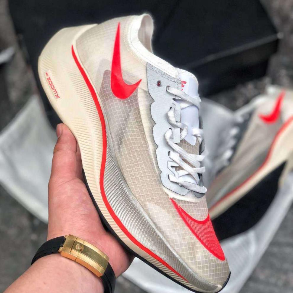 马拉松zoomnext%fly3基普乔格男女碳板气垫运动跑步鞋莆田 青橙鸳鸯