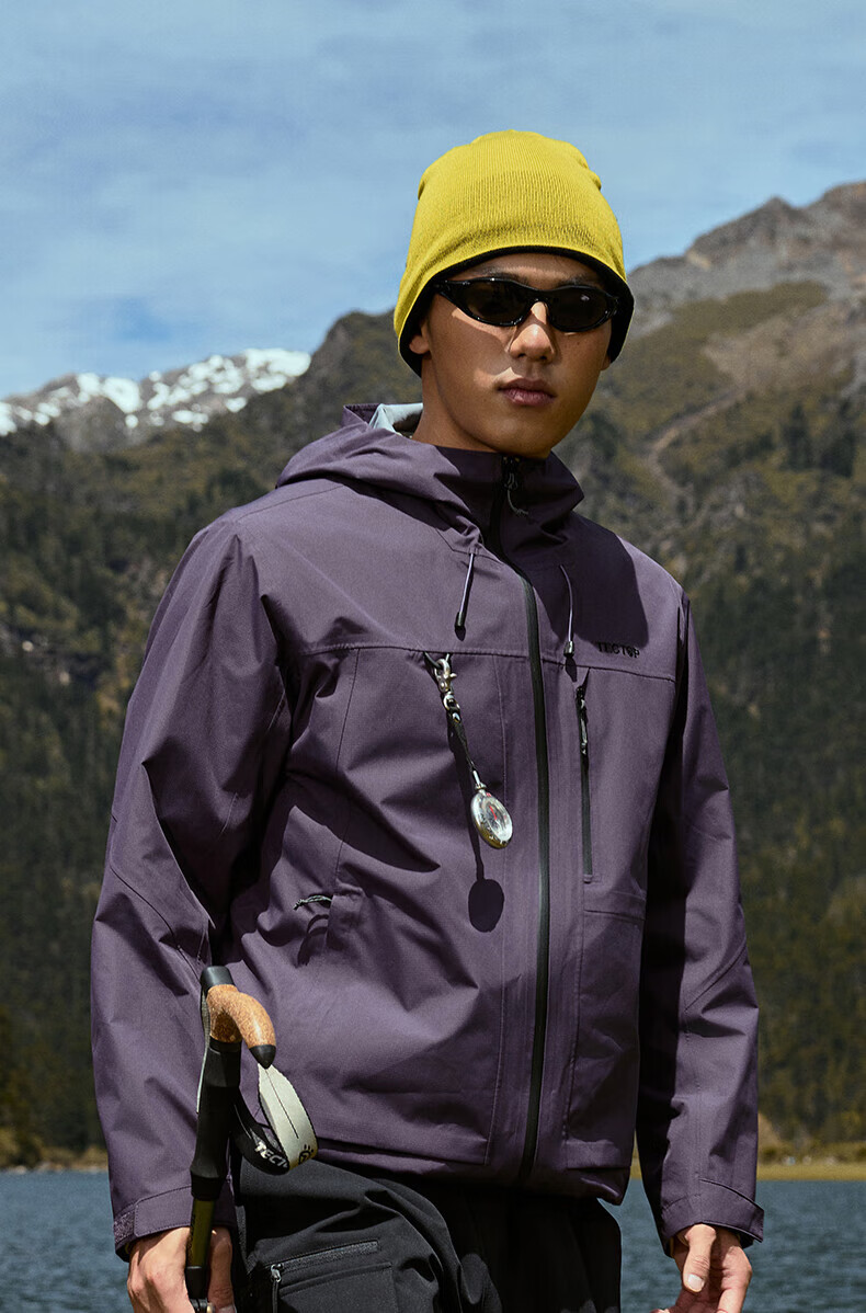 TECTOP Single-Layer Hard Shell Breathable Mountaineering Jacket for Men and Women 19