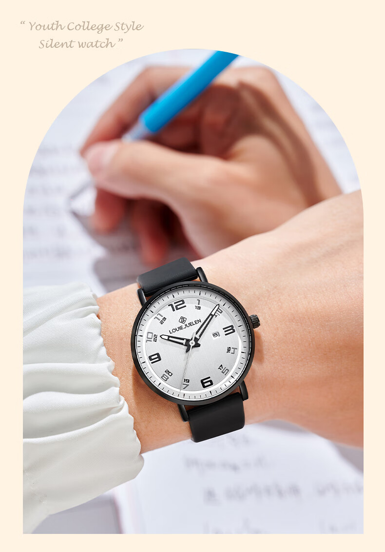 GEORGCOUNT Student Exam Watch Unisex 2025 New Simple Time-Only Wristwatch for Middle and High School Students 5