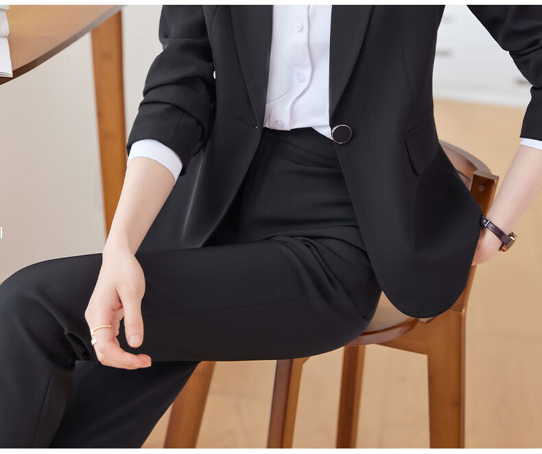 Romon Women's Summer Stretch Breathable Elegant Office Black Dress Pants 2XL 11