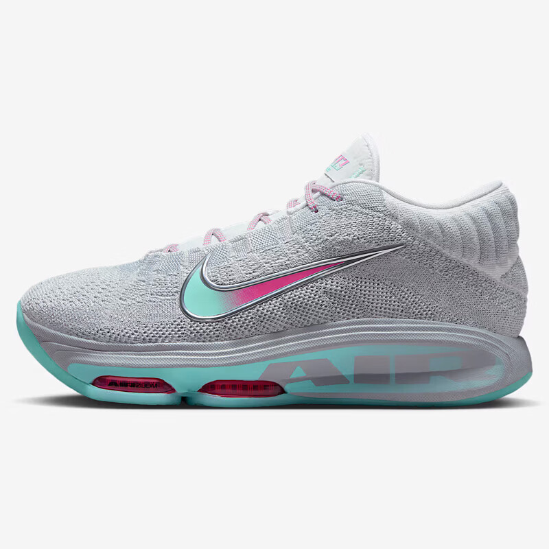 NIKE Men's Basketball Shoes, G.T. HUSTLE 3 Sneakers, FV5952-006 Gray Blue, Size 40 1