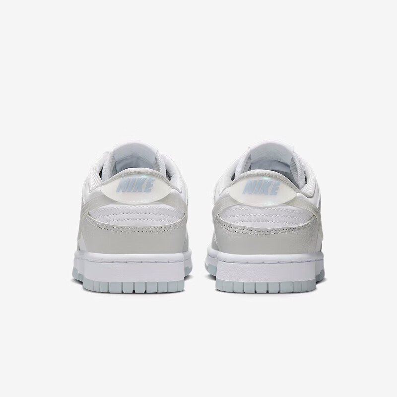 NIKE Women's Casual Shoes, Sneakers, DUNK Classic Simple Sports Shoes, HJ5787-001, White And Gray, Size 36.5 5