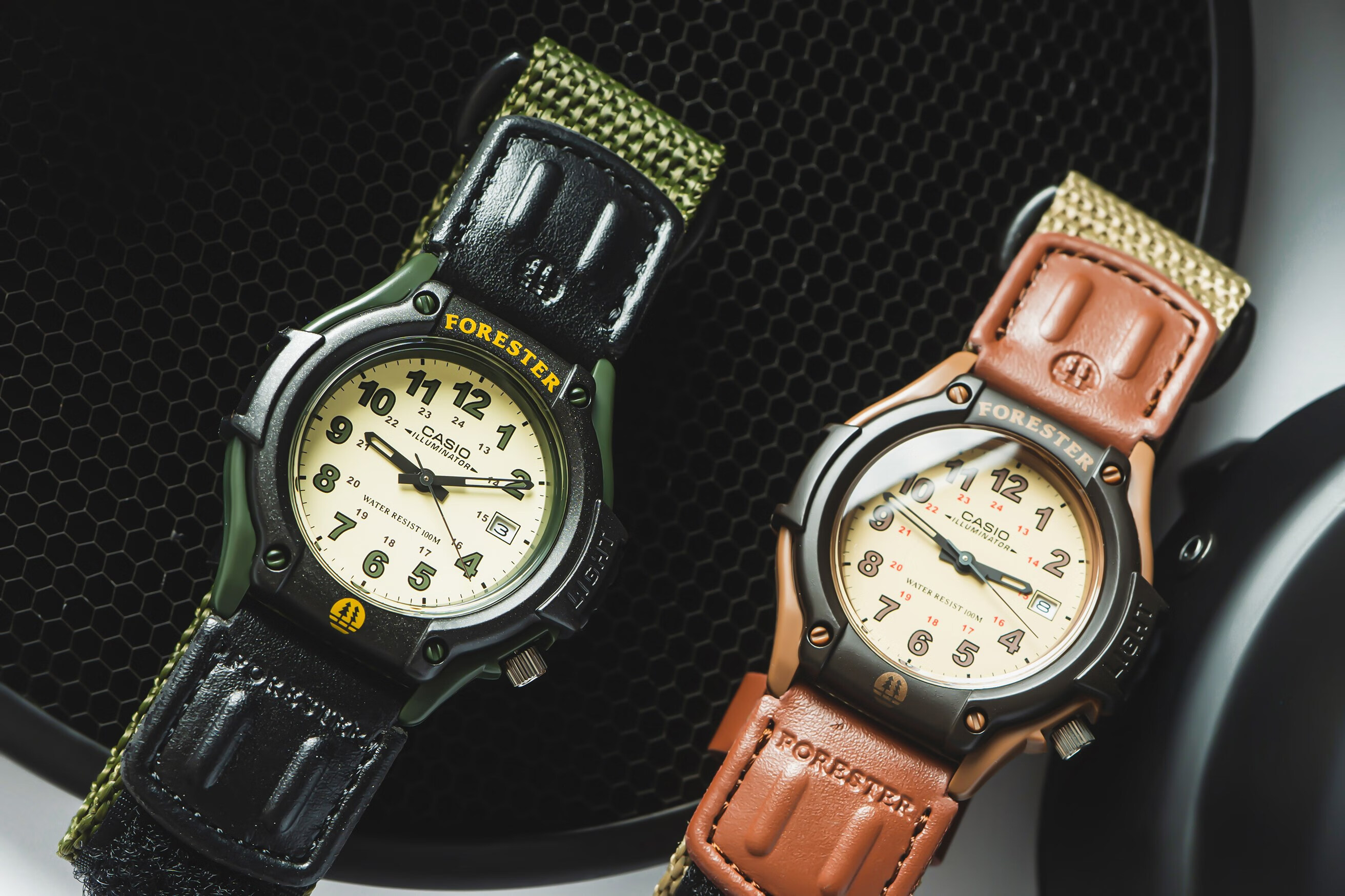 (casio)卡西欧g-shock机械潮流forester经典复古森林人手表ft-500wc