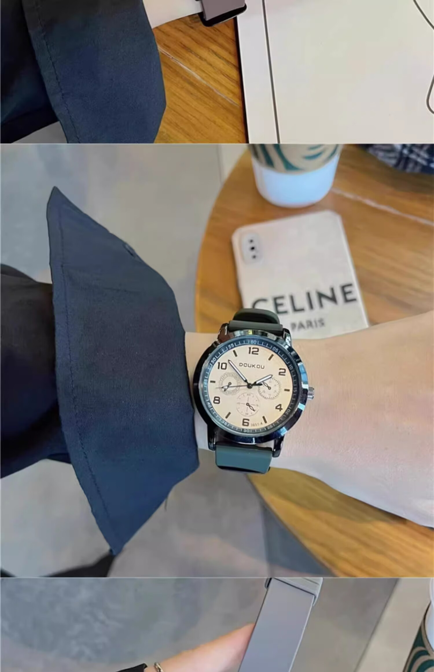 GEORGCOUNT American Retro Exam Watch for Women And Men, Teenagers, Middle And High School Students, Silent Waterproof Quartz Watch 10