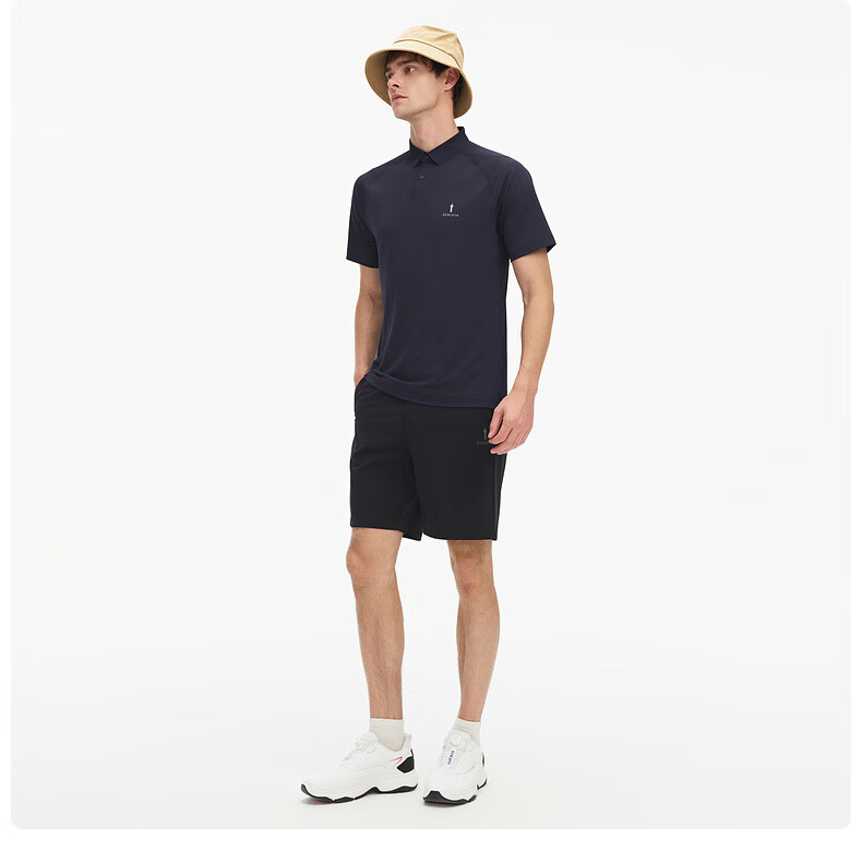Biyinlefen Refreshing Comfortable Skin-friendly Spring Summer Men's Casual Sports Outdoor Polo Shirt with Short Sleeves and Turn-down Collar 22