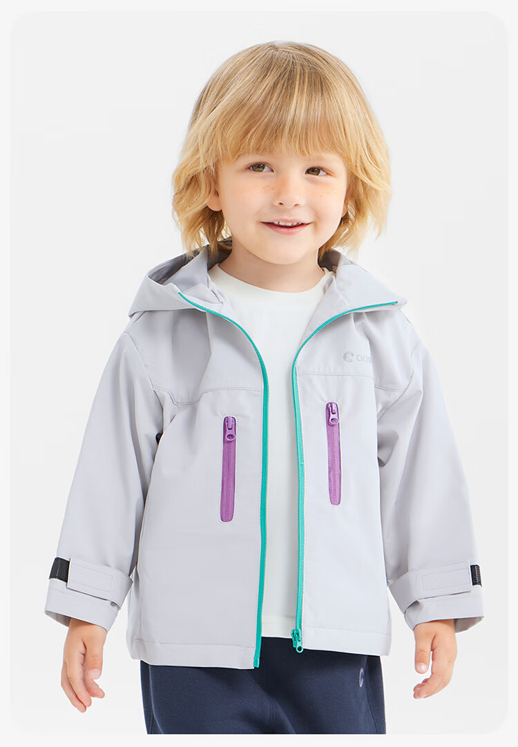 Ciciibear [Xiaodanjiaosanfang] Ciciibear Baby Windbreaker Jacket for Boys And Girls, Spring And Autumn Style 2025 New Model Children's Soft Shell Coat 15