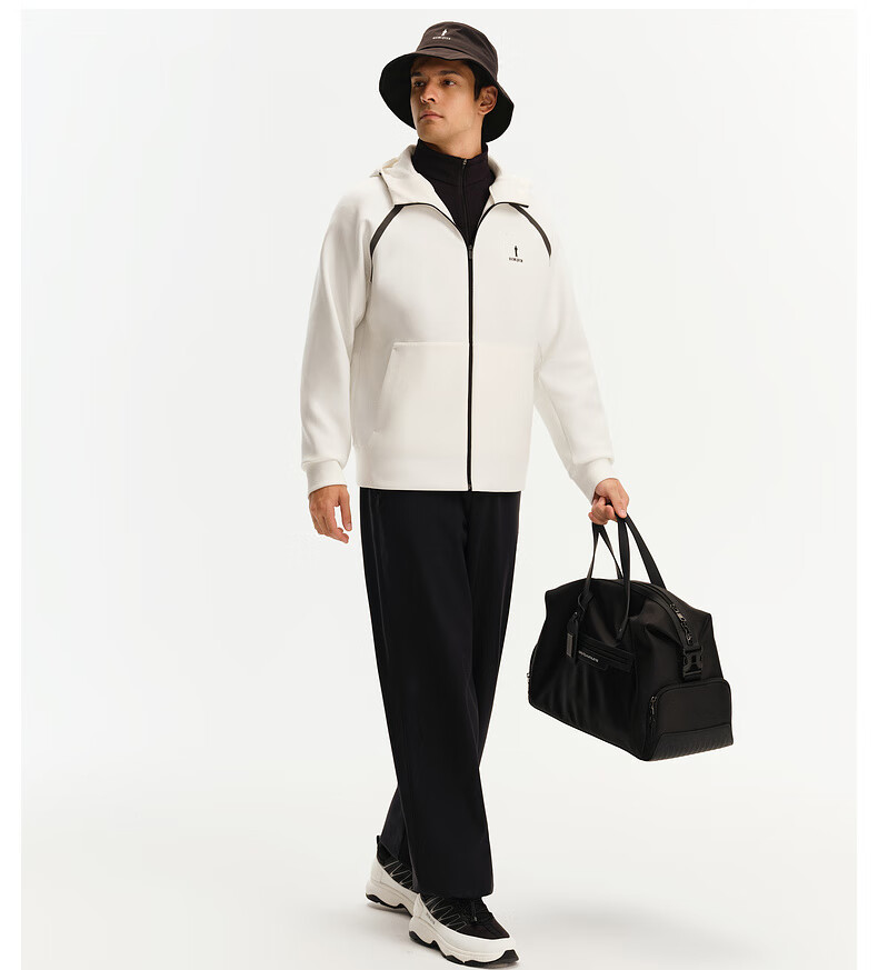 Biyinlefen [Ultra Soft Air Layer] 2025 Autumn New Men's Casual Sports Soft Oversized Hooded Jacket 5