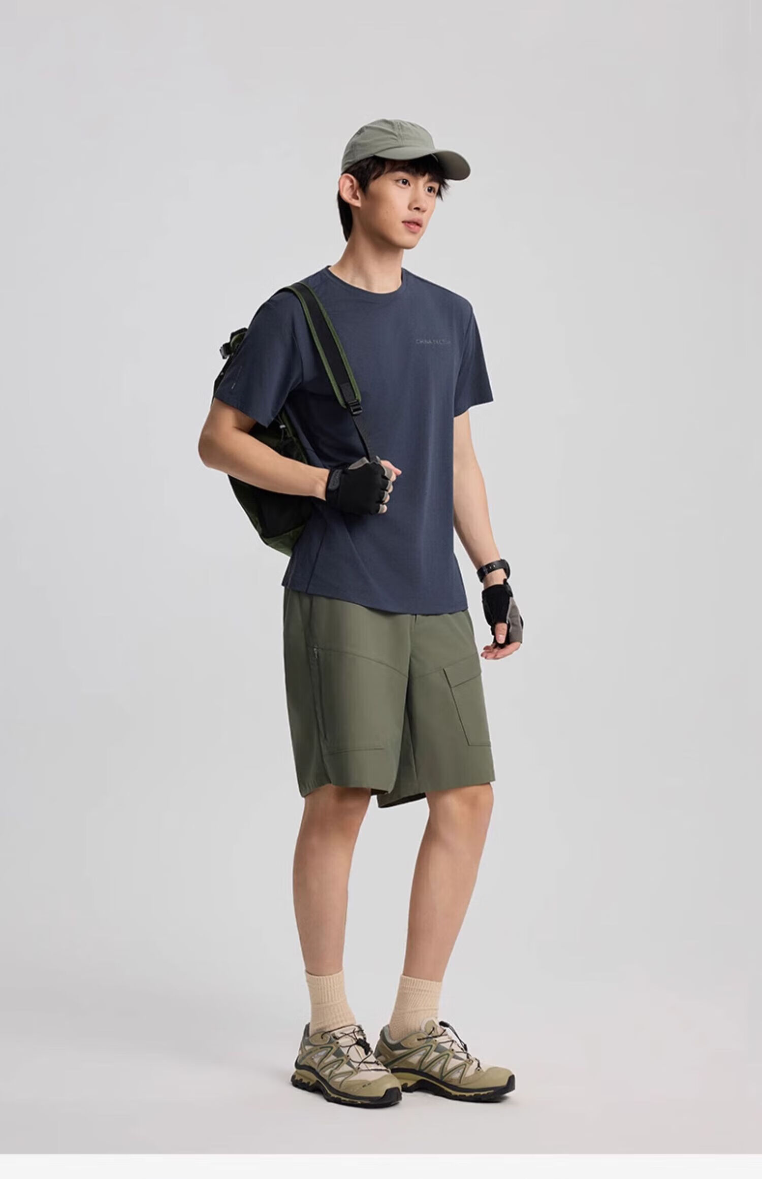 Tantuo Men's 5-Inch Sports Shorts Loose Casual Mid-Length Pants 28