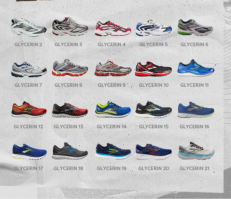Кроссовки Brooks Glycerin 22 мужские, белые/серые/черные (версия поддержки), размер 44.5