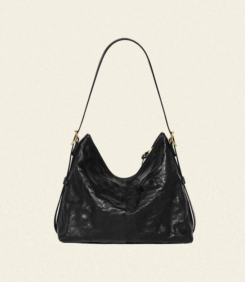 CASSILE [Celebrity Style] Cassile Tote Bag for Women, Vegetable Tanned Leather Light Luxury Crossbody Hobo Bag, Birthday Gift 25