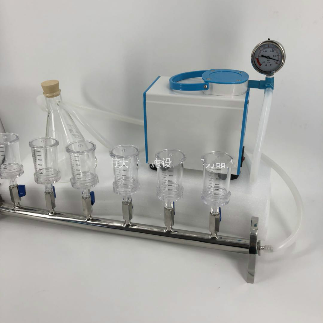 悬浮物测定重量法三联薄膜过滤器检查实验室微生物真空抽滤装置soumi