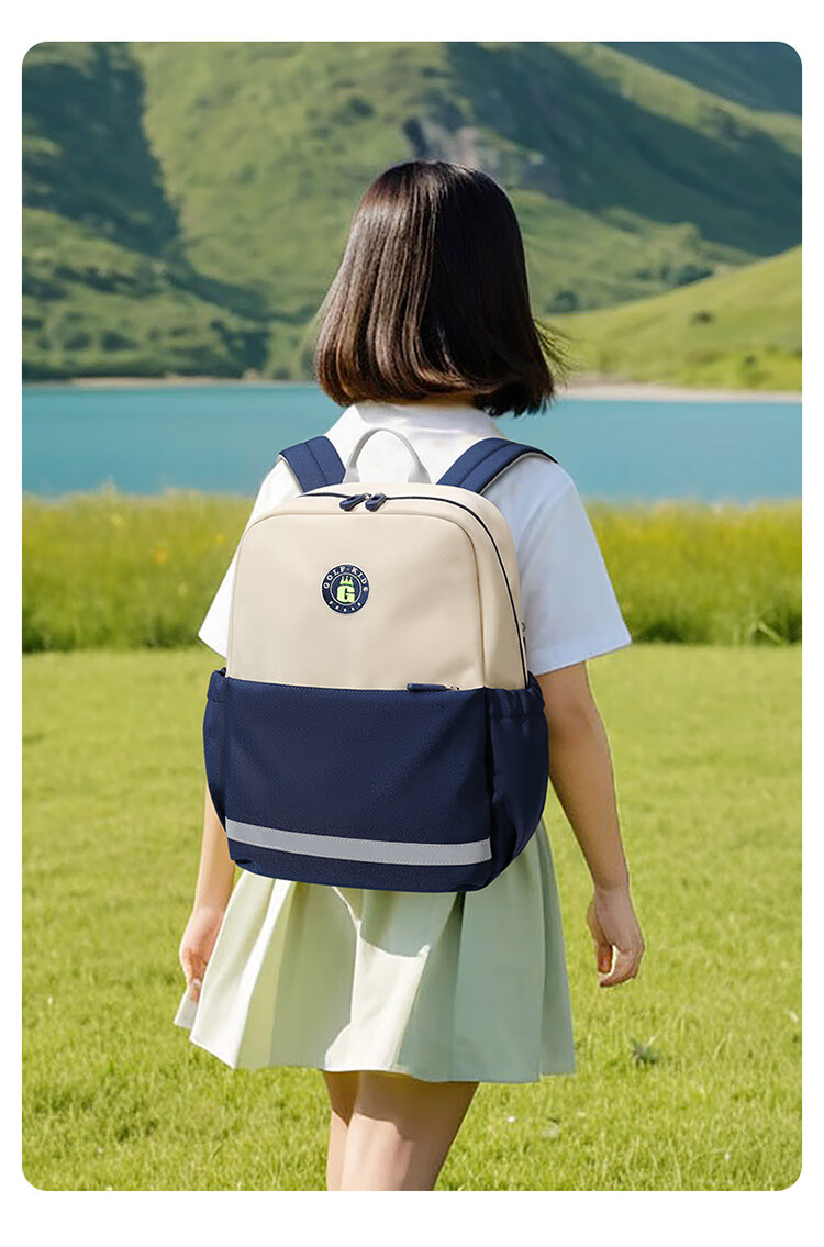 GOLF Elementary School Backpack, Lightweight Children's Shoulder Bag, for Grades 1-3, Outdoor Use for Boys And Girls, Preschool to Elementary Transition Backpack, for Travel And Field Trips 20
