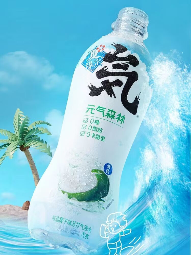 5瓶【海盐椰子气泡水】【图片 价格 品牌 报价】-京东