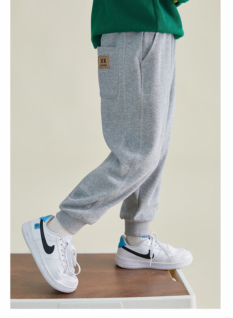 Duoduojia [Comfortable Fit] Children's Pants Spring And Autumn Style, Boys' Sweatpants | Fashionable Versatile Casual Joggers for Older Kids 20