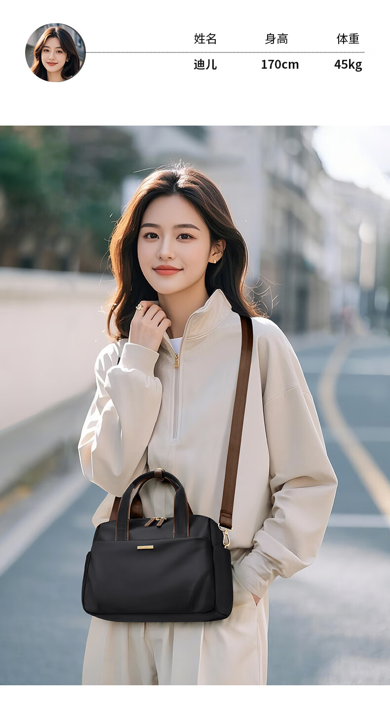 GOLF Shoulder Crossbody Bag for Women, Fashionable Handbag, Casual Tote Bag, Versatile Canvas Bag for Commuting, Birthday Gift for Wome 6