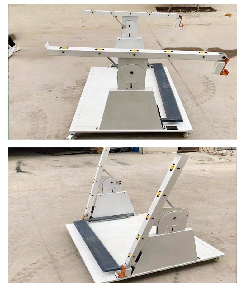 开料手动翻板机轻松快速装卸板材支架木工小型省力推料台标准款手动翻