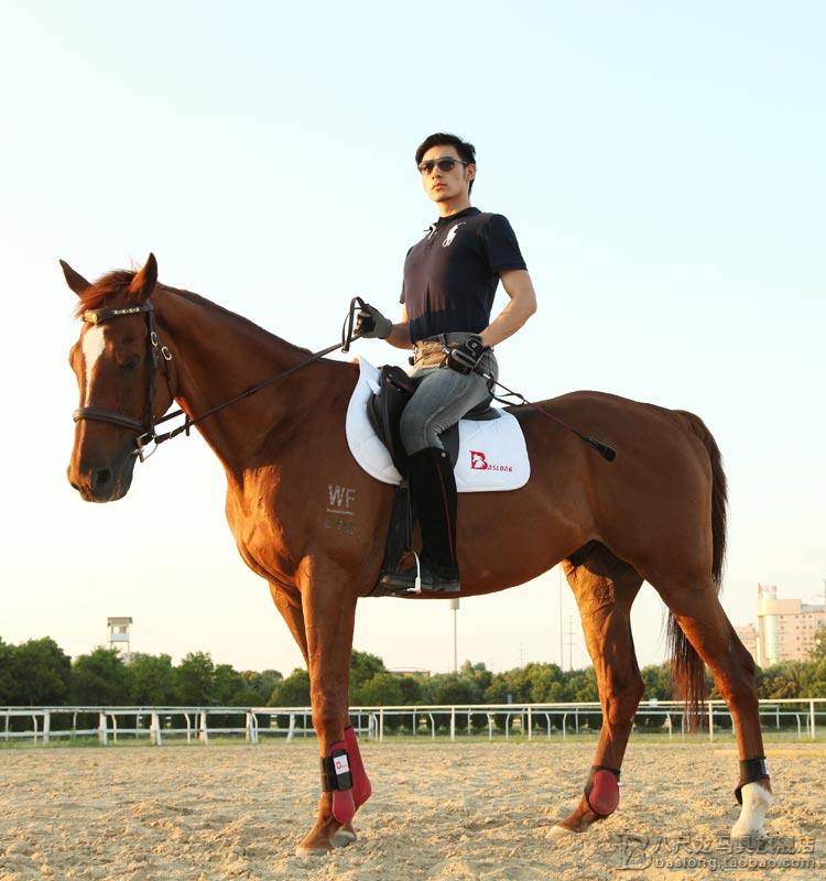 馬具牛仔馬褲騎馬馬褲時尚彈力男款馬褲馬術騎士裝備 全皮 4xs 1尺6腰